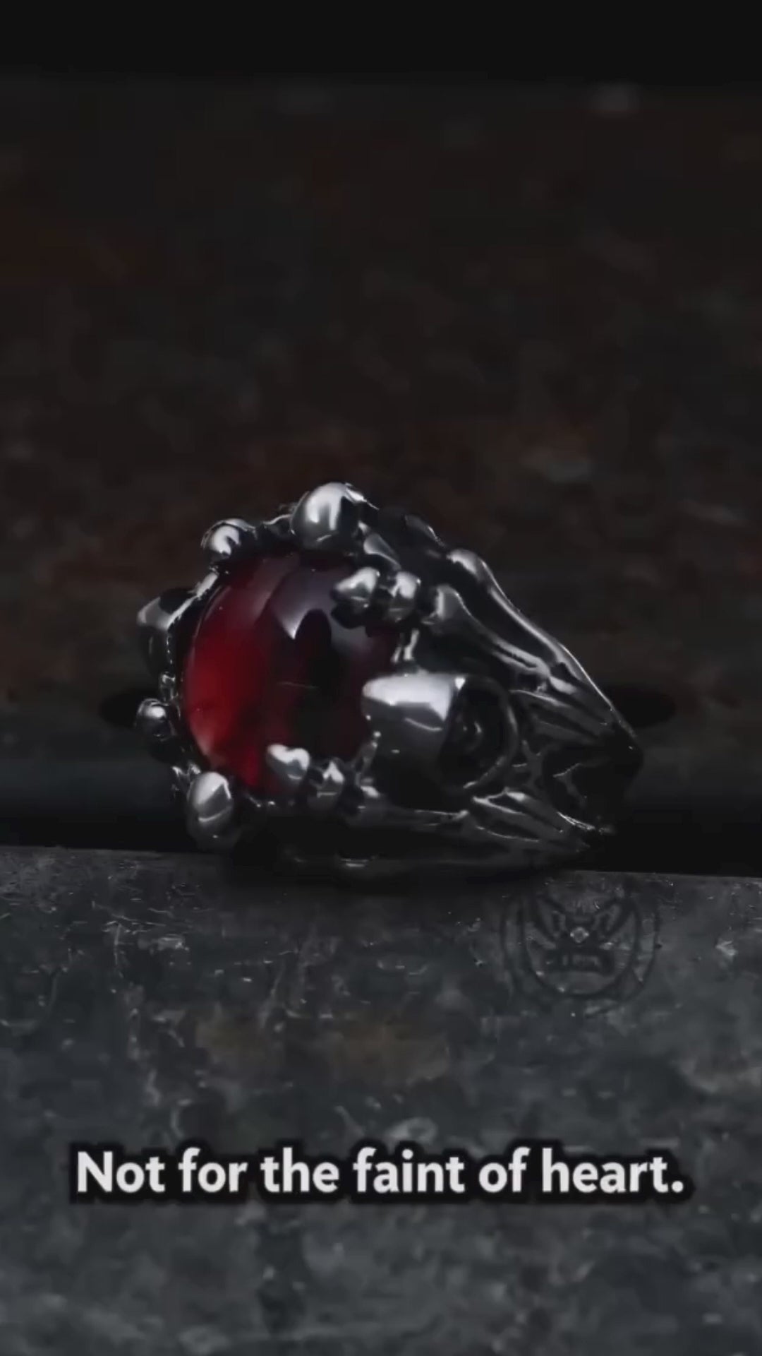 Eye Of Sauron Stainless Steel Ring