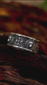 Nordic Retro Wolf Head Totem Stainless Steel Ring