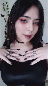 Vampire Coffin Stainless Steel Skull Ring