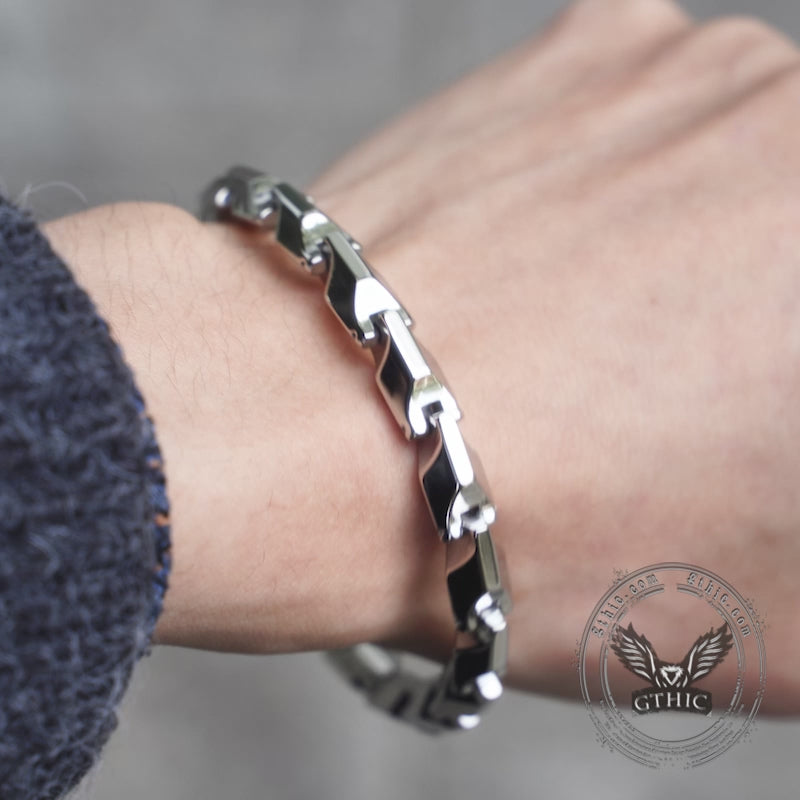 Mechanical Dragon Bone Chain Stainless Steel Bracelet