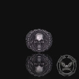 Gothic Tentacle Skull Head Sterling Silver Ring