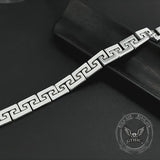 Punk Great Wall Pattern Stainless Steel Bracelet