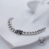 Bracciale Teschio Wisdom in Acciaio Inossidabile