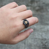 Rose Thorns Stainless Steel Gothic Ring