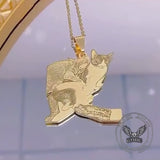 Lovely DIY Pet Photo Stainless Steel Necklace