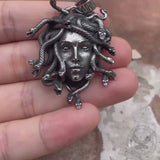 Greek Medusa Stainless Steel Pendant