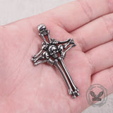 Colgante vikingo de acero inoxidable con nudo de cruz celta