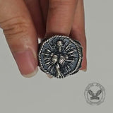 Skeleton Bones Sterling Silver Skull Ring