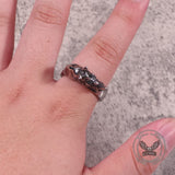 Punk Wild Rhino Stainless Steel Ring