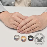 Punk American Flag Stainless Steel Band Ring