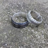 Nordische Runen Keltischer Knoten Sterling Silber Wikinger Ring