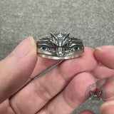 Vintage Domineering Dragon Head Sterling Silver Ring