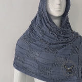 Capa con capucha de invierno con cuello de piel gótica