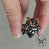 Japanese Samurai Helmet Sterling Silver Warrior Ring