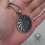 Viking Vegvisir Stainless Steel Necklace