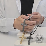 Punk Cross Stainless Steel Gothic Pendant