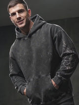 Eternal Fate Winged Cross Vintage Washed Hoodie