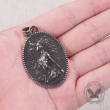 Vintage Native Indian Stainless Steel Amulet Pendant