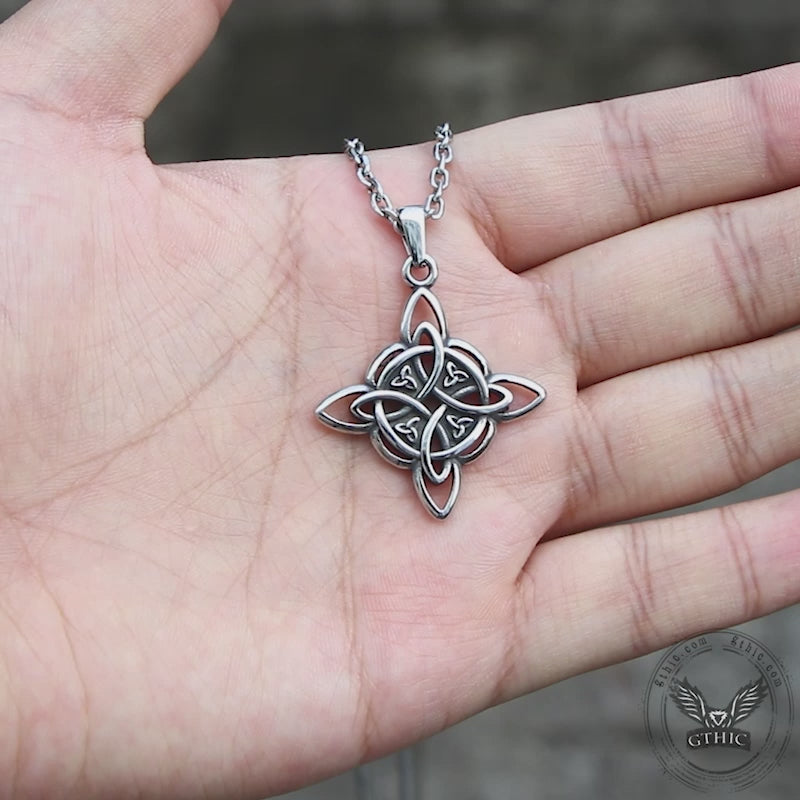 Celtic Triquetra Stainless Steel Pendant