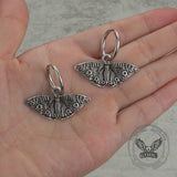 Vintage Witchcraft Butterfly Moth Alloy Earrings