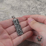 Viking Odin Portrait Warrior Stainless Steel Pendant