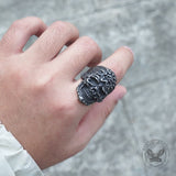 Punk Skull Design Stainless Steel Thumb Ring