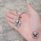 Punk Pentagram Skull Stainless Steel Pendant