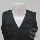 Retro Medieval Jacquard Punk Waistcoat Costume