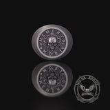 Wreath Skull Memento Mori Letters Sterling Silver Ring
