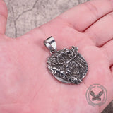 Elk Forest Stainless Steel Pendant