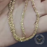 Simple Shimmering Stainless Steel Clavicle Necklace