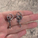 Ear Cuffs de Acero Inoxidable Tentáculos de Pulpo