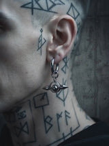 Punk Double-Pointed Spike Stainless Steel Earrings