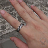 Minimalism Hollow Stainless Steel Band Ring