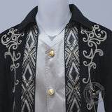 Gothic Victorian Button Lapel Tuxedo Costume