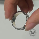 Simple Hammered Sterling Silver Band Ring