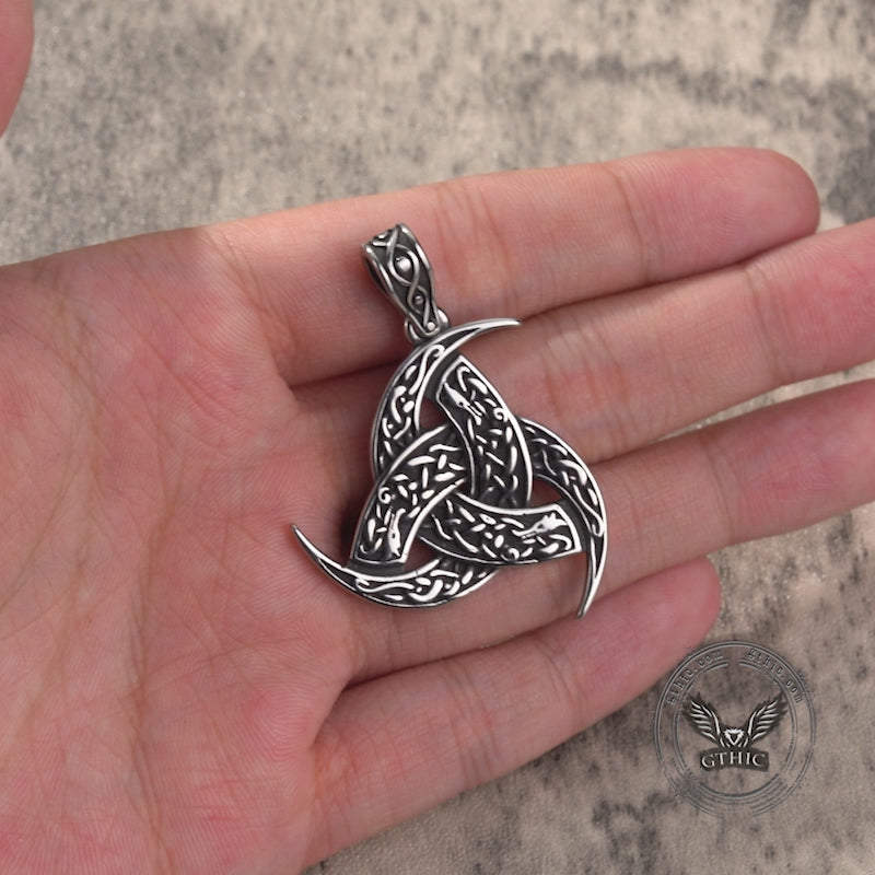 Viking Totem Celtic Knot Stainless Steel Nordic Pendant