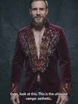 Steampunk Medieval Vampire Cosplay Tailcoat Coat