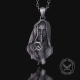 No Speak Sterling Silver Witch Pendant