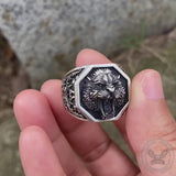 Roaring Lion Sterling Silver Ring