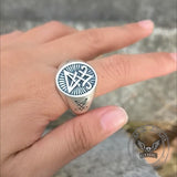 Lucifer Nephilim Seal Sterling Silver Ring