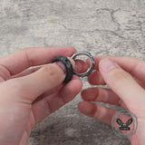Vintage Thorn Vine Stainless Steel Spinner Ring