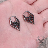Stylish Openwork Carved Stainless Steel Earrings