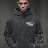 Eternal Grim Reaper Skull Vintage Washed Hoodie