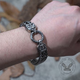 Simple Anchor Stainless Steel Wheat Chain Bracelet