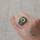 Feather Eye Stainless Steel Ring