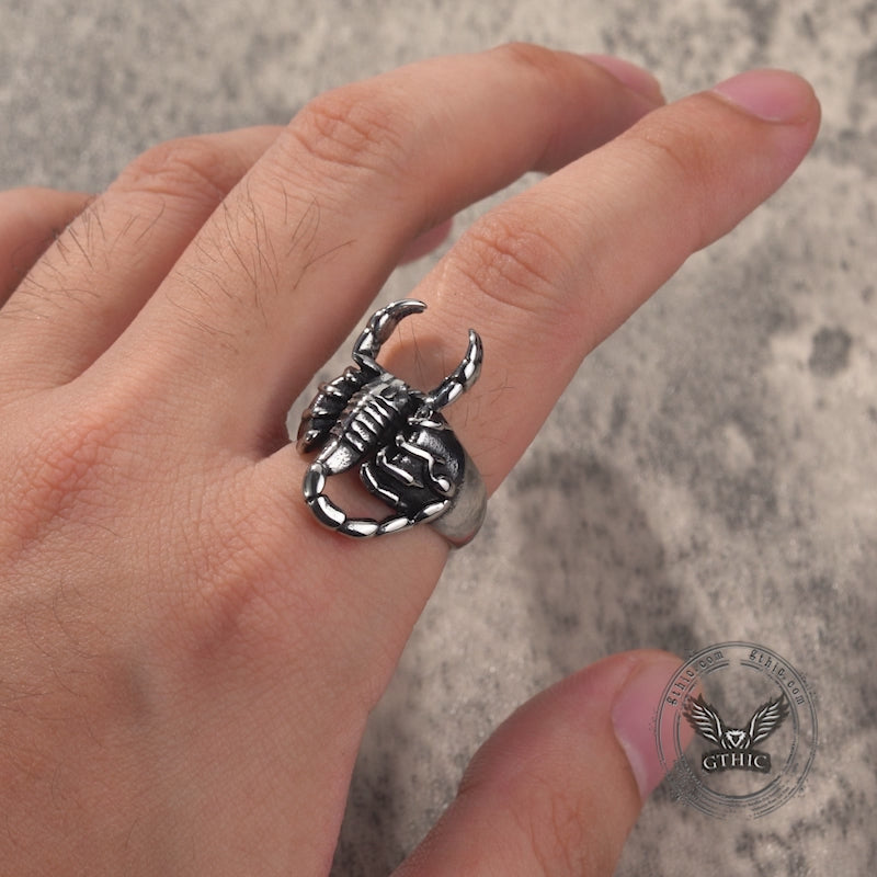 Vintage Scorpion Stainless Steel Animal Ring