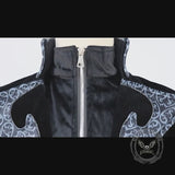 Retro Pattern Medieval Stand Collar Halloween Tuxedo Costume