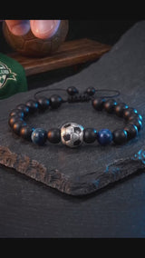 Bracciale Teschio Wisdom in Acciaio Inossidabile