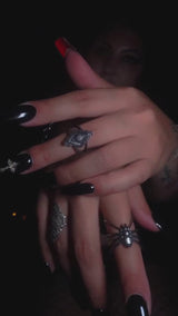 Vintage Spider Stainless Steel Ring